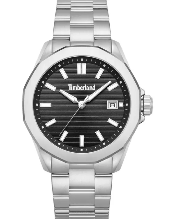 Male watch Timberland Bretton Woods TDWGH0113002, Black dial, Bracelet in Stainless Steel