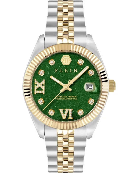 Female watch Philipp Plein Date Superlative PWYFA1626, Green dial, Bracelet in Stainless Steel