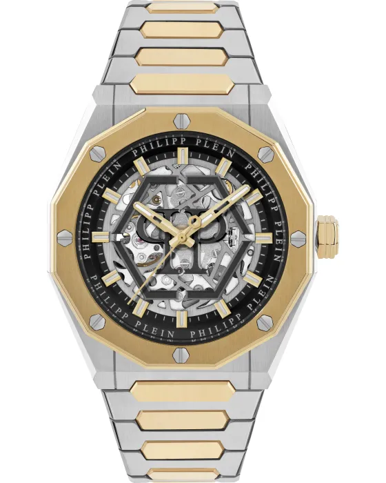 Ανδρικό ρολόι Philipp Plein Deluxe Automatic PWAHA0326, Ασημί καντράν, Μπρασελέ από Ανοξείδωτο ατσάλι