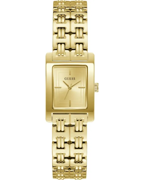 Γυναικείο ρολόι Guess Cove GW1026L2, Χρυσό καντράν, Μπρασελέ από Ανοξείδωτο ατσάλι