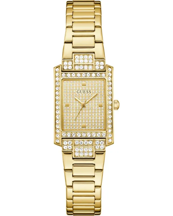 Γυναικείο ρολόι Guess Bonnet GW0995L2, Χρυσό καντράν, Μπρασελέ από Ανοξείδωτο ατσάλι
