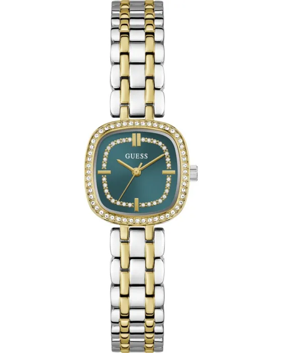 Γυναικείο ρολόι Guess Hazel GW1018L6, Πράσινο καντράν, Μπρασελέ από Ανοξείδωτο ατσάλι