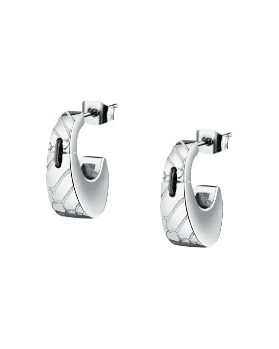 Σκουλαρίκια Trussardi T-Design TJAXA40, Ανοξείδωτο ατσάλι, Ασημί