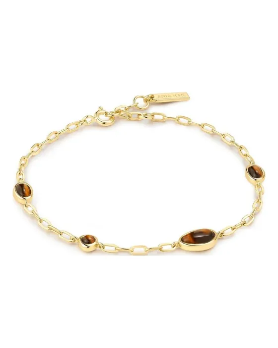 Ania Haie Bracelet B076-09G-TE, Silver 925, Gold