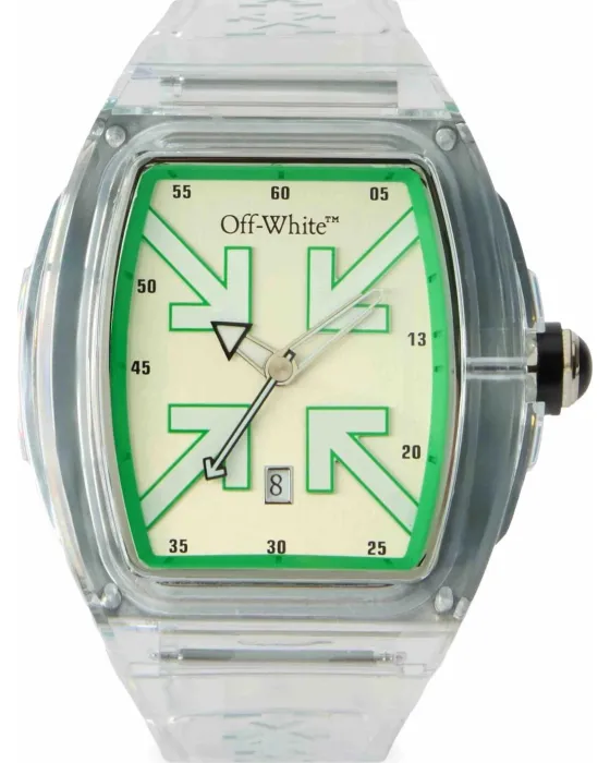 Male watch Off-White Beat OW1G003P0225, White dial, Strap in Plastic