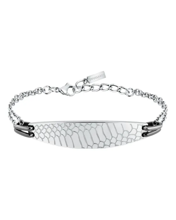 Bracelets Βραχιόλι Trussardi T-Design TJAXA39, Stainless steel, Silver