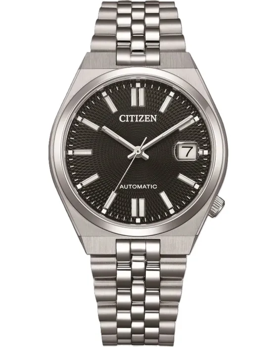 Women's / Men's watch Citizen Tsuyosa 60 Automatic NK0030-51E, Black dial, Bracelet in Stainless Steel