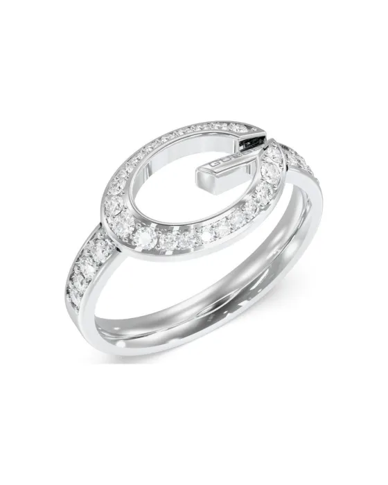 Δαχτυλίδι Guess Steel G Camden, Stainless steel, Silver