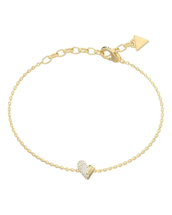 Guess Steel Golden Love Bracelet JUBB06449JWYGL, Stainless steel, Gold