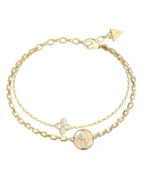 Guess Steel Spinning Bloom Bracelet JUBB06469JWYGL