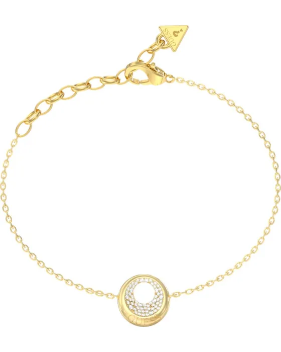 Bracelets Βραχιόλι Guess Steel Moon Drops JUBB06246JWYGL, Zircon, White