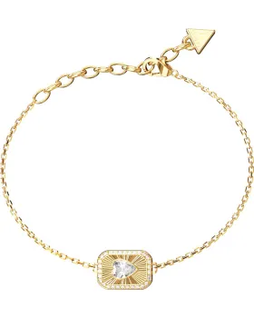 Βραχιόλι Guess Steel Crystal Love JUBB06355JWYGL