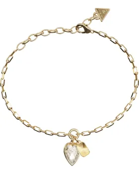 Βραχιόλι Guess Steel Crystal Love JUBB06360JWYGL