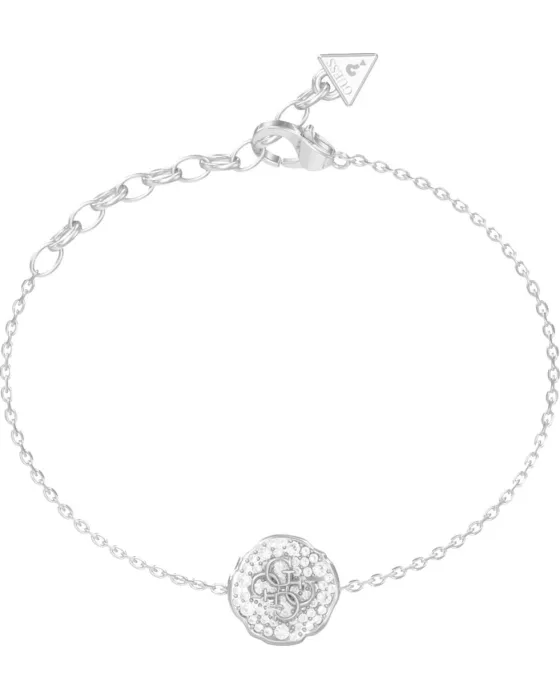 Bracelets Βραχιόλι Guess Steel Morning Grace JUBB06380JWRHL, Zircon, White
