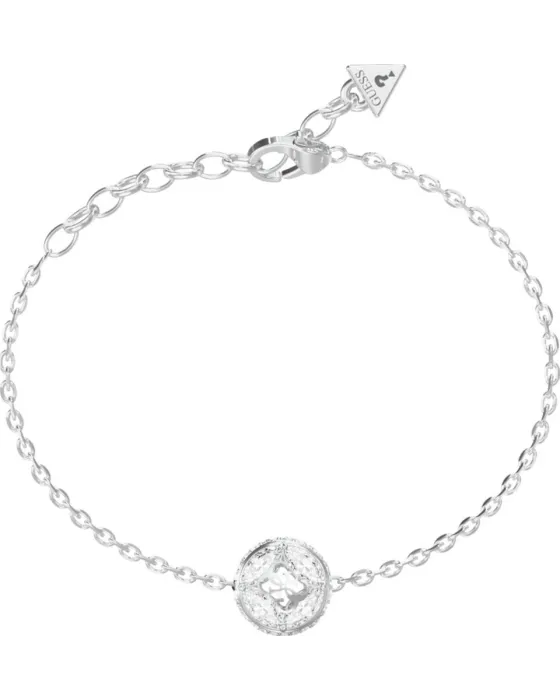 Bracelets Βραχιόλι Guess Steel 4G Supreme JUBB06397JWRHL, Zircon, White
