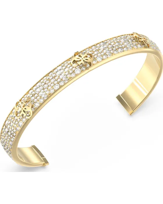 Bracelets Βραχιόλι Guess Steel 4G Supreme JUBB06401JWYGL, Zircon, White