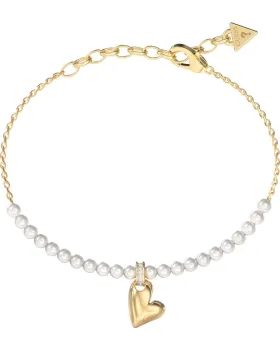 Βραχιόλι Guess Steel Golden Love JUBB06455JWYGL