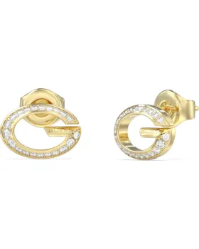Σκουλαρίκια Guess Steel G Camden JUBE06338JWYGT/U