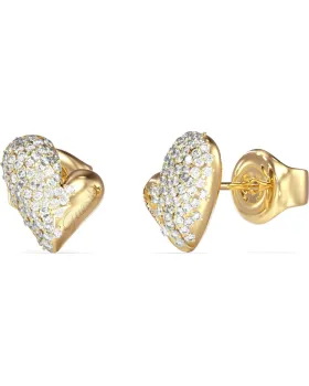 Σκουλαρίκια Guess Steel Golden Love JUBE06453JWYGT/U