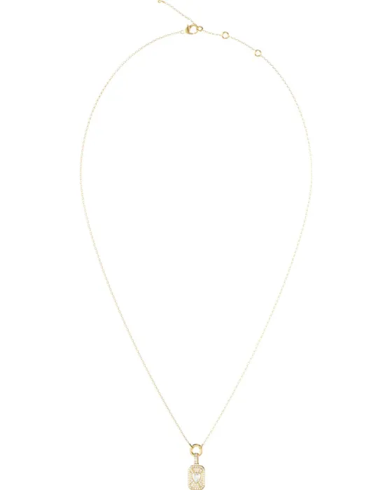 Necklace Κολιέ Guess Steel Crystal Love JUBN06351JWYGT/U, Zircon, Gold