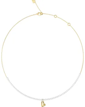 Κολιέ Guess Steel Golden Love JUBN06454JWYGT/U