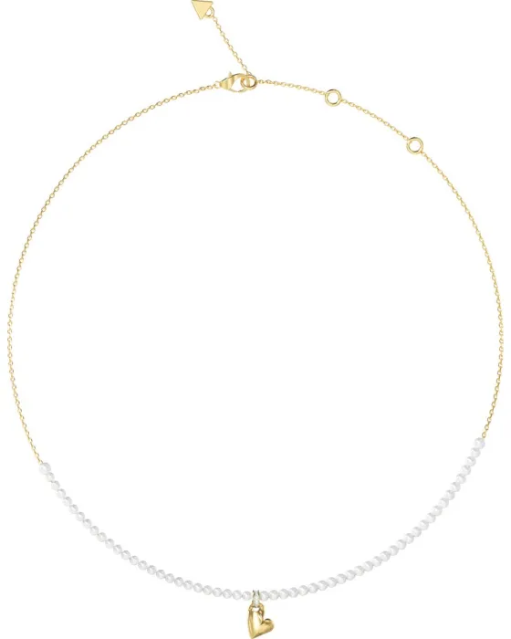 Κολιέ Κολιέ Guess Steel Golden Love JUBN06454JWYGT/U, Πέρλα, Χρυσό