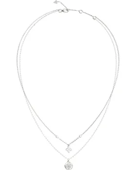 Κολιέ Guess Steel Spinning Bloom JUBN06468JWRHT/U