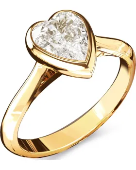Δαχτυλίδι Guess Steel Crystal Love JUBR06363JWYG-No.54