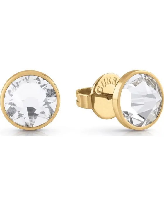 Earings Σκουλαρίκια Guess Steel Frontiers JUME01343JWYGT/U, Zircon, Gold