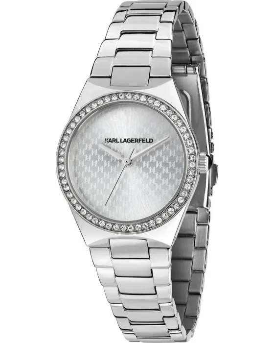 Women's watch Karl Lagerfeld Hamburg R0553105509, Silver dial, Bracelet in Stainless Steel