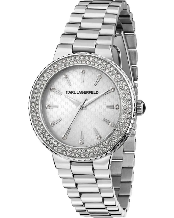 Women's watch Karl Lagerfeld Kaiser R0553104502, Silver dial, Bracelet in Stainless Steel