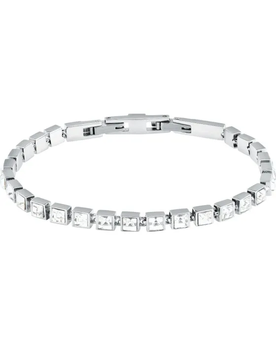 Bracelets Βραχιόλι Karl Lagerfeld Crystals KLAYC28, Stainless steel, Silver