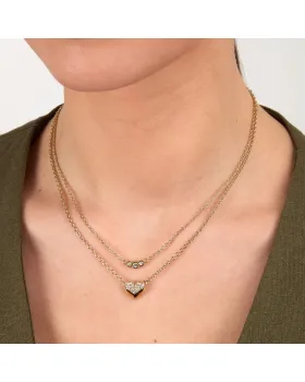 Κολιέ Karl Lagerfeld Pave Amour KLBJW02, όψη 6
