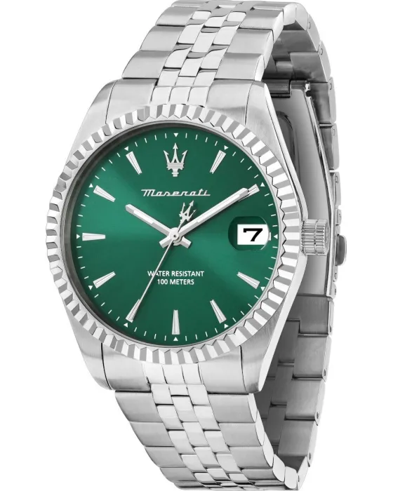Male watch Maserati Competizione R8853100057, Green dial, Bracelet in Stainless Steel