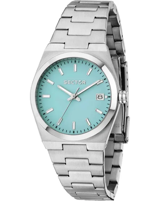 Women's watch Sector C300 R3253301503, Turquoise dial, Bracelet in Stainless Steel