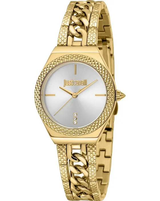 Female watch Just Cavalli Lucida JC1L438M0035, Silver dial, Bracelet in Stainless Steel