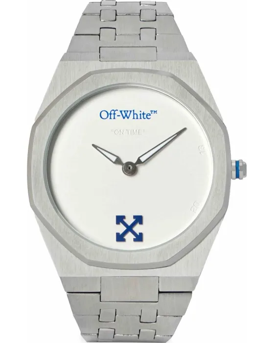 Male watch Off-White On Time OW1G018M0015, Silver dial, Bracelet in Stainless Steel