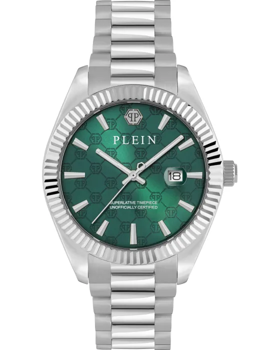 Male watch Philipp Plein Date Superlative PWDHA0126, Green dial, Bracelet in Stainless Steel