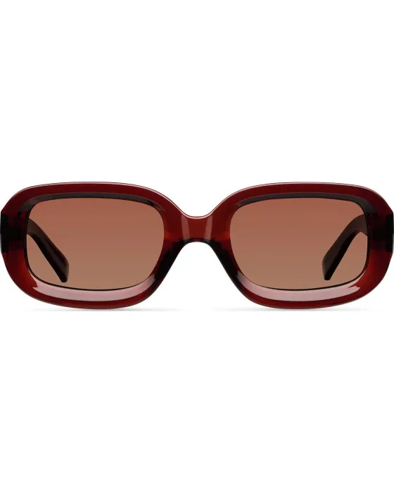 Sunglasses Meller Dashi Maroon Brown D3-MAROONGBROWN, Brown frame, Brown lenses, UV400 CATEGORY 3