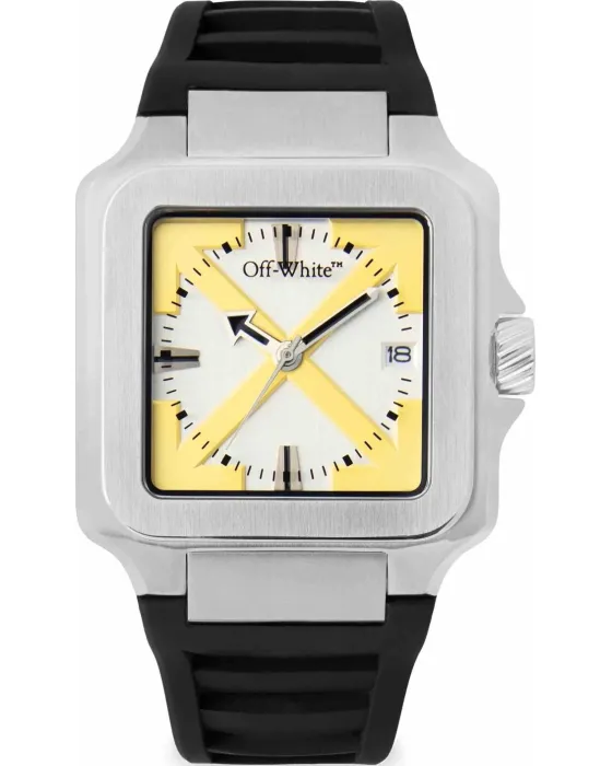 Male watch Off-White Proto Layer OW1G009P0015, Silver dial, Strap in Silicone