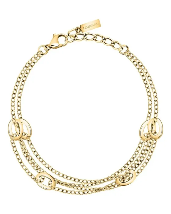 Bracelets Βραχιόλι Trussardi T-Design TJAXA36, Stainless steel, Gold