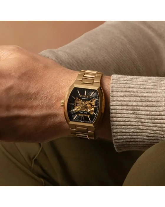Bulova Maquina Skeleton Automatic 97A207, όψη 3