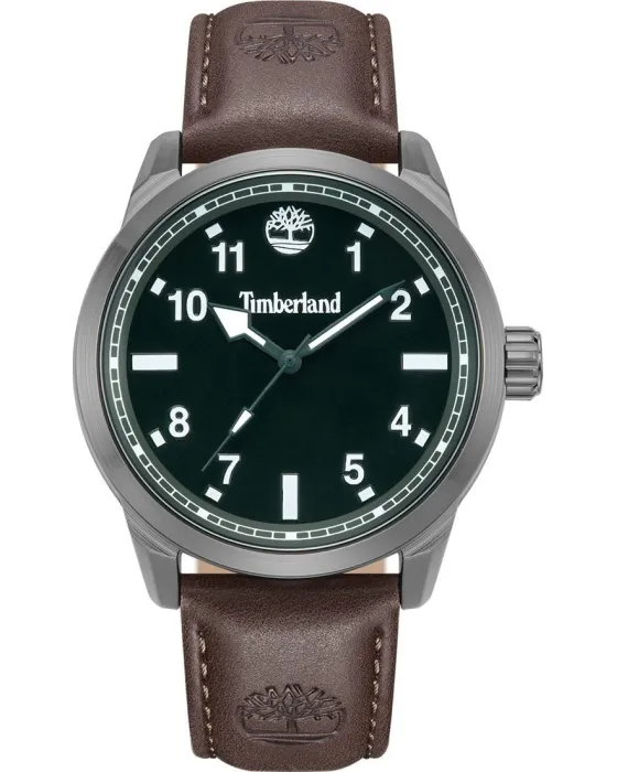 Ανδρικό ρολόι Timberland Small Henniker TDWGA0109702, Μαύρο καντράν, Λουρί από Δερμάτινο