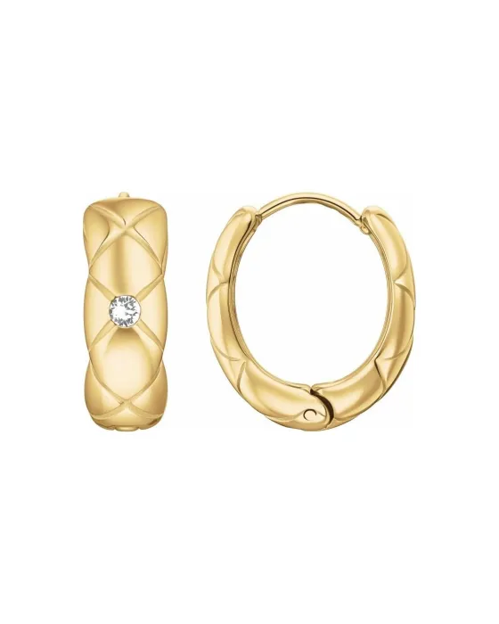 Σκουλαρίκια Rosefield Crystal Star Hoops JECHG-J1353, view 2