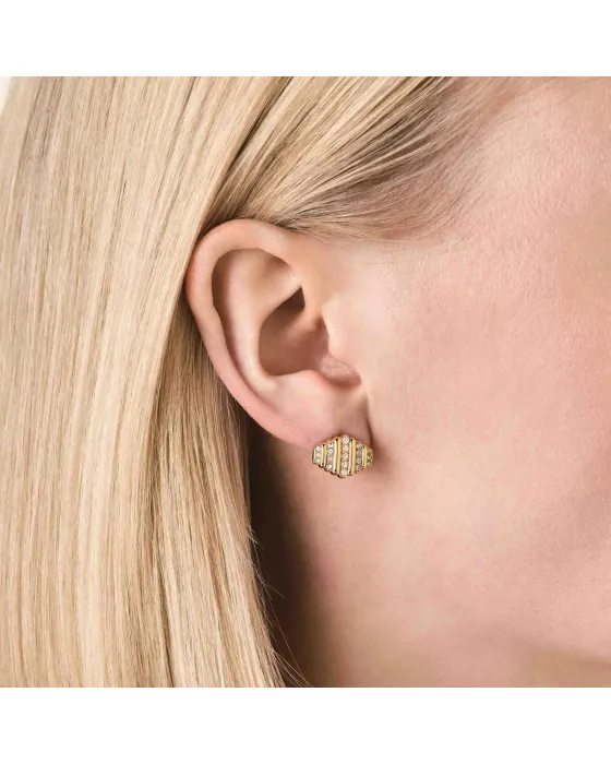 Σκουλαρίκια Rosefield Striped Studs JESSG-J1282, όψη 3