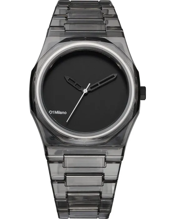 Women's / Men's watch D1 Milano Nylon D1-NYBJ02, Black dial, Bracelet in Nylon