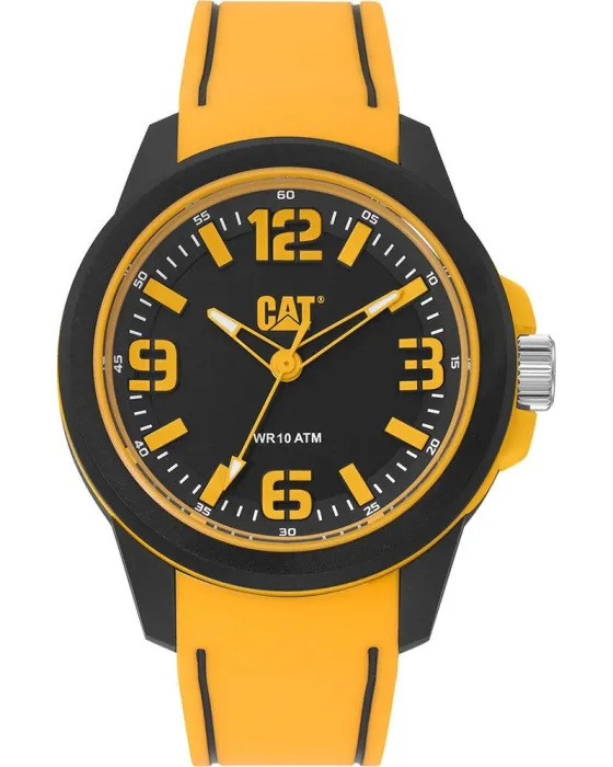 Male watch Caterpillar Linevolt LZ11027127, Black dial, Strap in Silicone