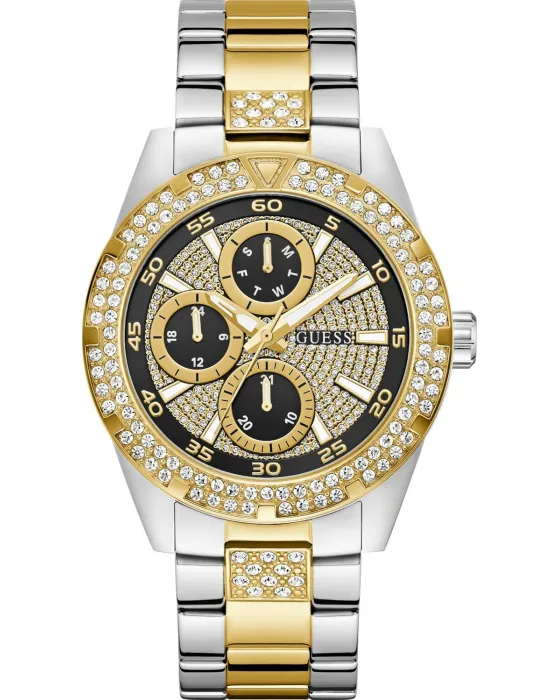 Ανδρικό ρολόι Guess Orion GW1067G3, Μαύρο / Χρυσό καντράν, Μπρασελέ από Ανοξείδωτο ατσάλι