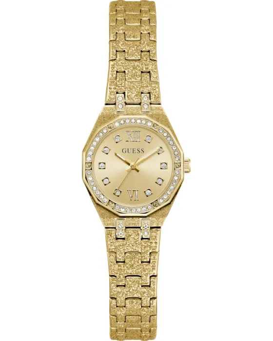 Γυναικείο ρολόι Guess Pixie GW1120L2, Χρυσό καντράν, Μπρασελέ από Ανοξείδωτο ατσάλι