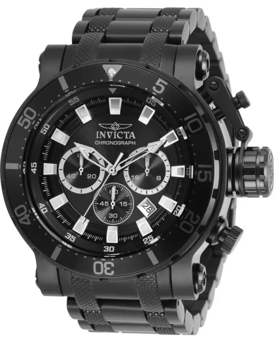 Ανδρικό ρολόι Invicta Coalition Forces Chronograph 32727, Μαύρο καντράν, Μπρασελέ από Ανοξείδωτο ατσάλι